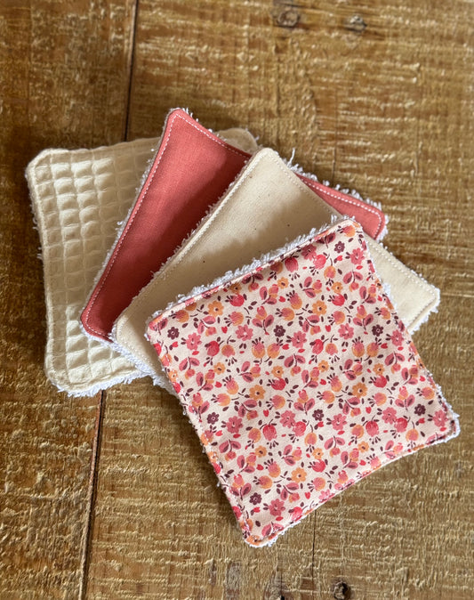 Lot de 8 lingettes lavables